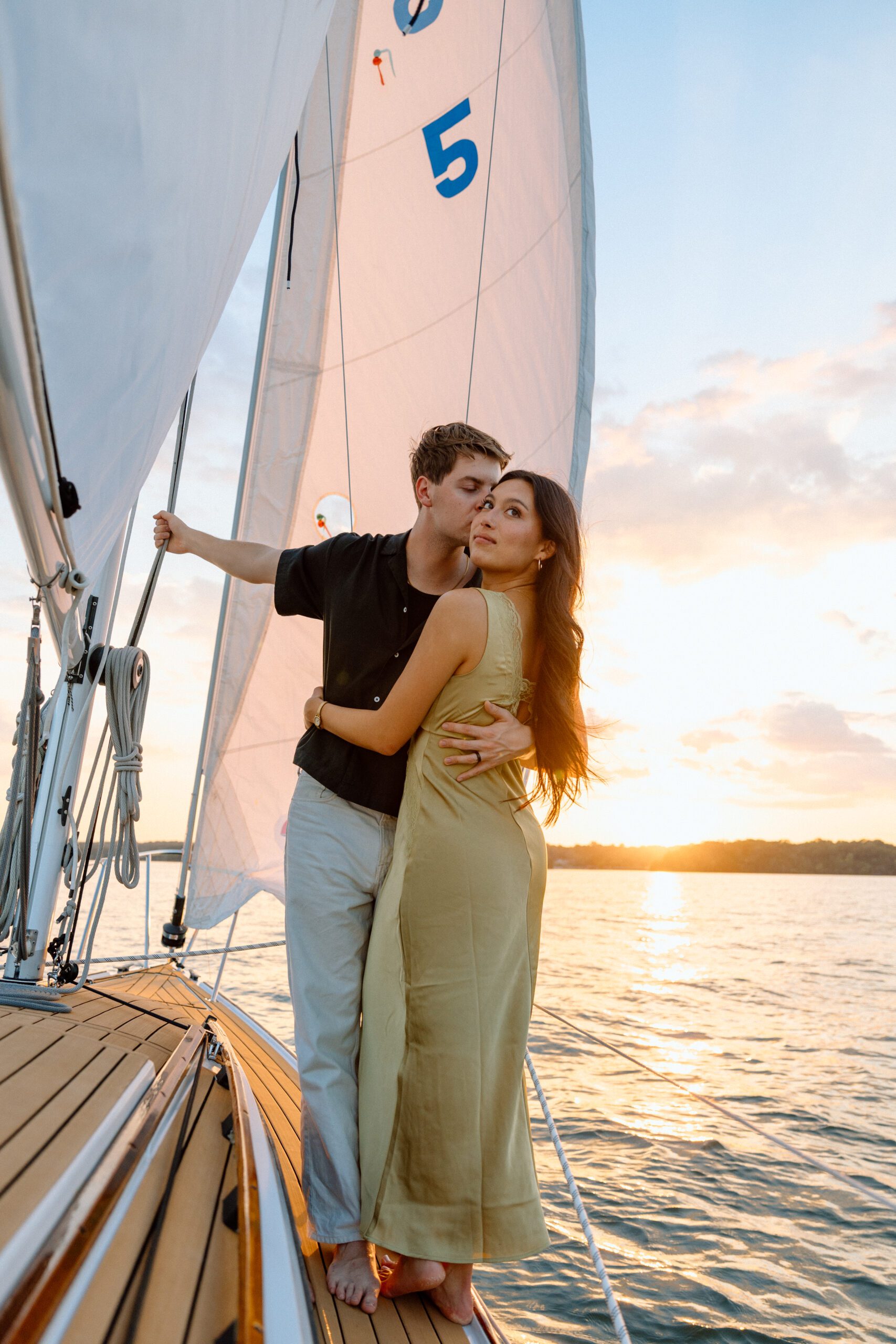 sunset golden hour couples photos