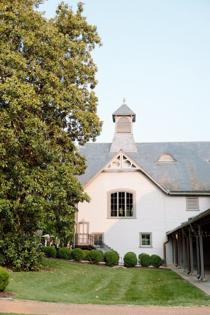 exterior shot of the mansion at belle meade historic site & winery in nashville