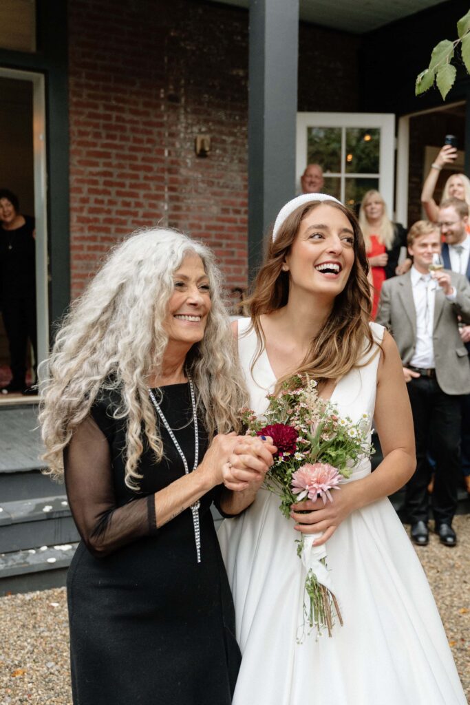 Emotional moment during the ceremony in Germantown
