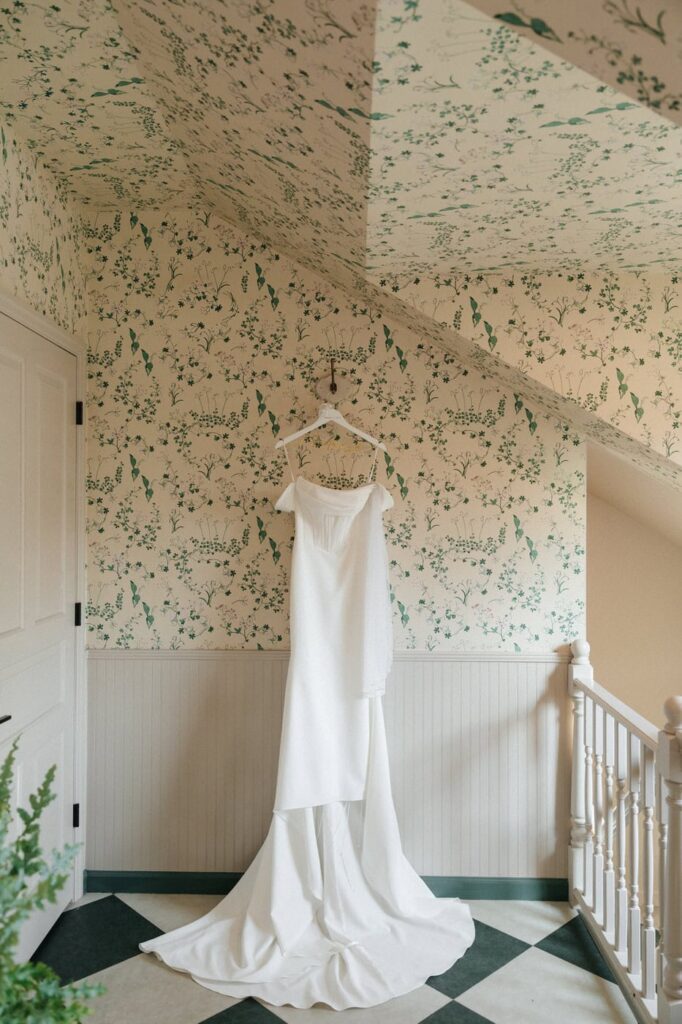 dress shot in the bridal suite in east nashville