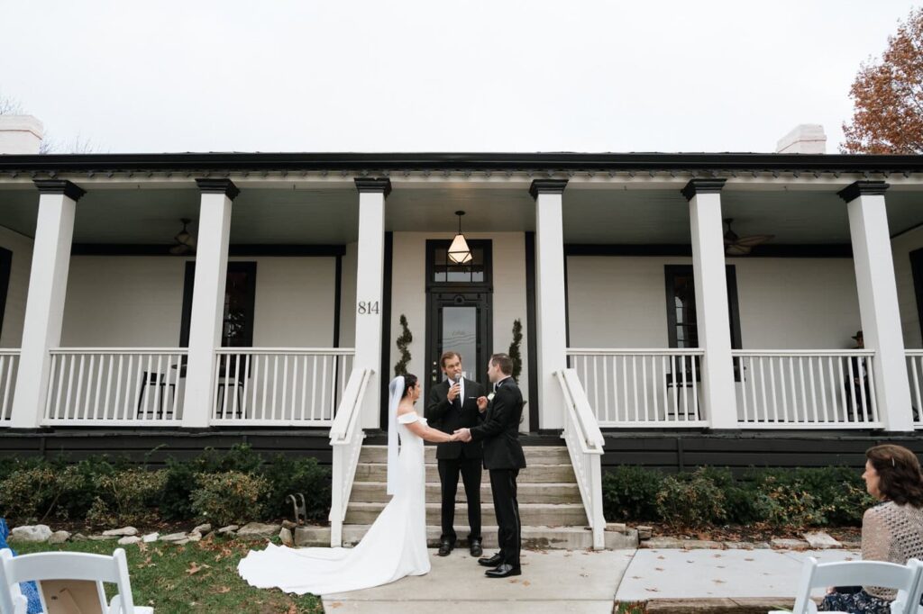 East Nashville wedding photographer captures intimate ceremony at Estelle
