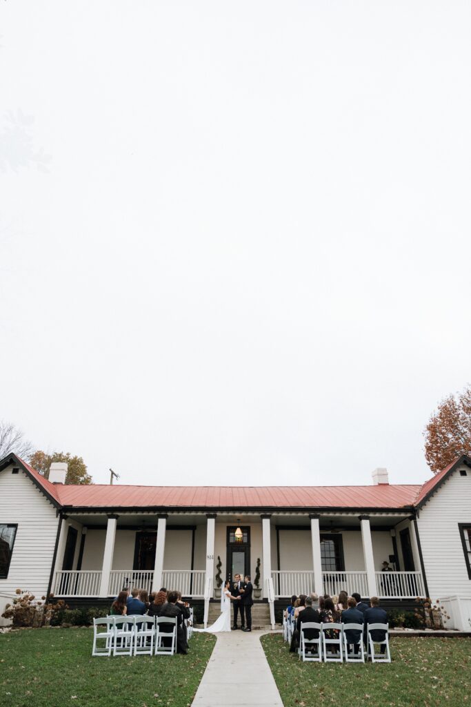 intimate wedding venue at historic home in East Nashville