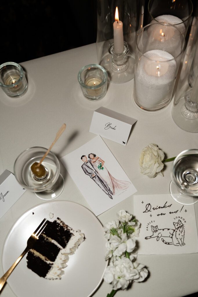 late night flat lay at estelle in nashville tennessee