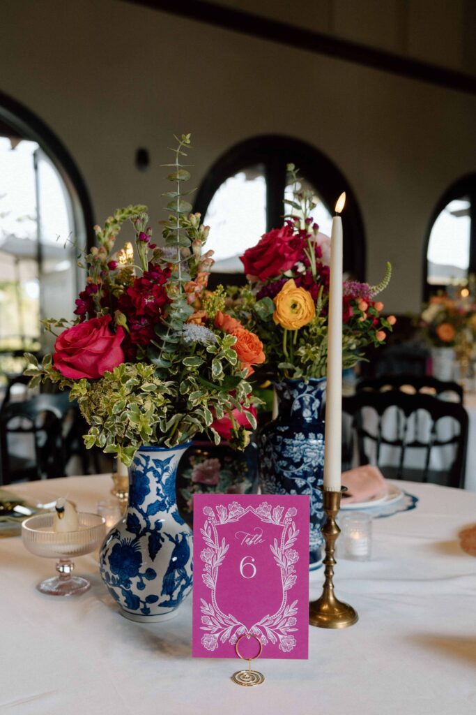 table detail photos at huntsville botanical garden wedding