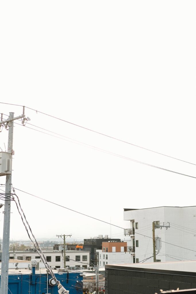 skyline view from updown in east nashville