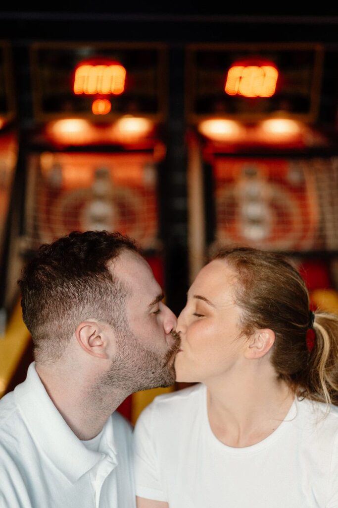 engagement photos at updown bar in east nashville