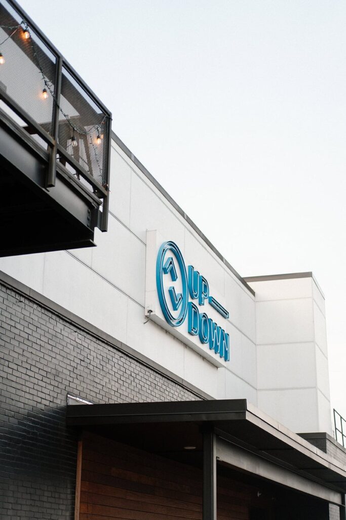 exterior of updown in east nashville