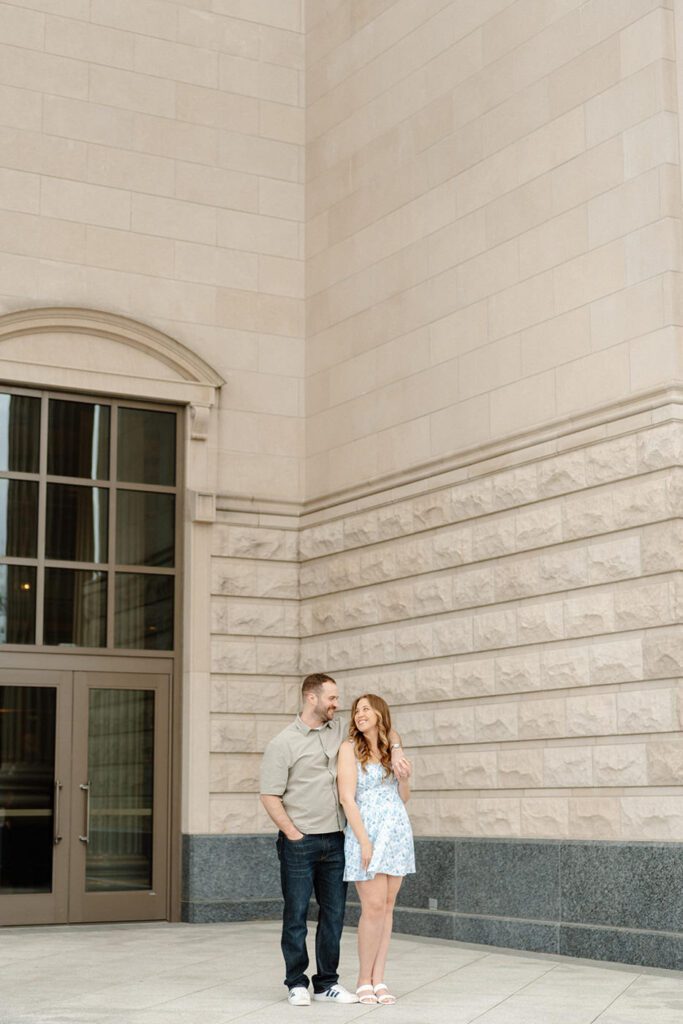 nashville engagement session at belmont university