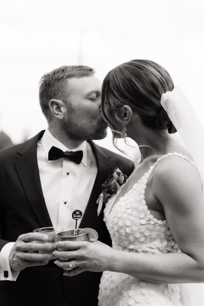 Smoky Mountain wedding photographer mountain views ceremony in tennessee