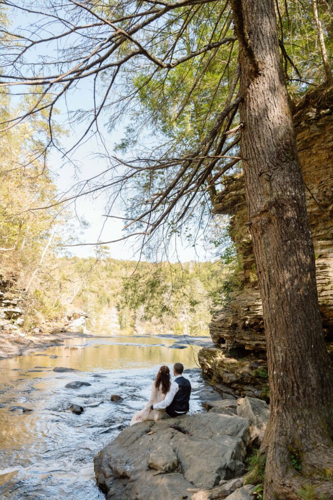 Fall Creek Falls wedding photographer Tennessee elopement