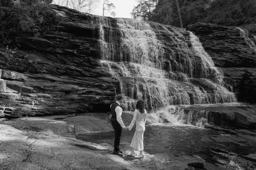 Fall Creek Falls elopement Tennessee state park wedding
