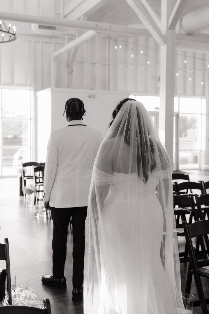 Emotional first look at 14Tenn wedding in Nashville