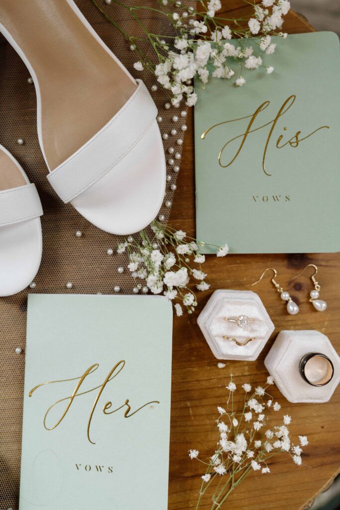 Wedding day details at The Venue at Fiddle Dee Farms Tennessee