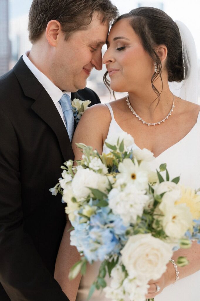 documentary style wedding photographer captures newlywed portraits in nashville