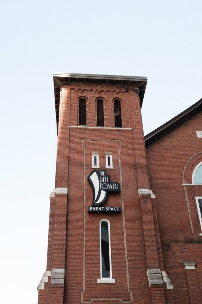 bell tower wedding in downtown nashville