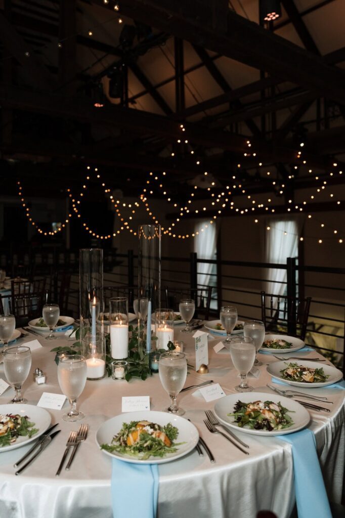 reception details at bell tower nashville