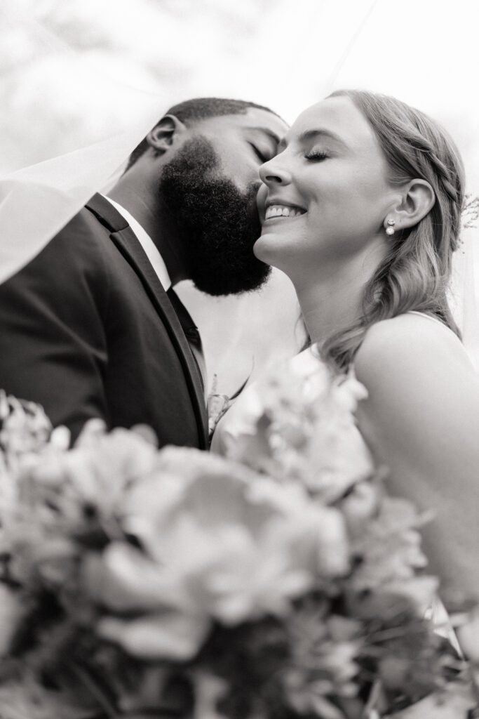 newlywed portraits during golden hour in nashville tennessee
