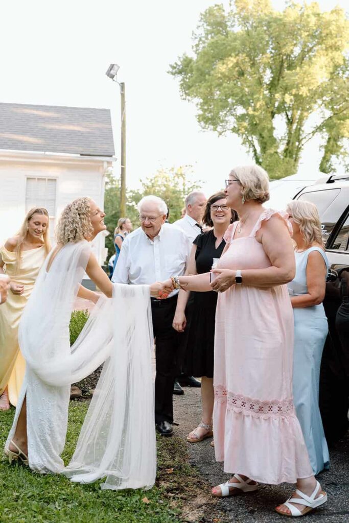 Documentary wedding photography reception at Eader House Tennessee