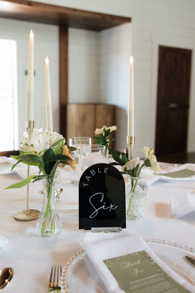 Wedding reception at Hickory Meadow Middle Tennessee spring wedding