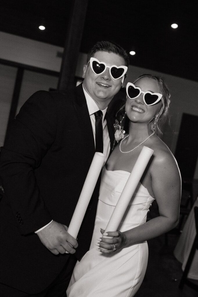 Candid reception moment at Hickory Meadow Tennessee wedding