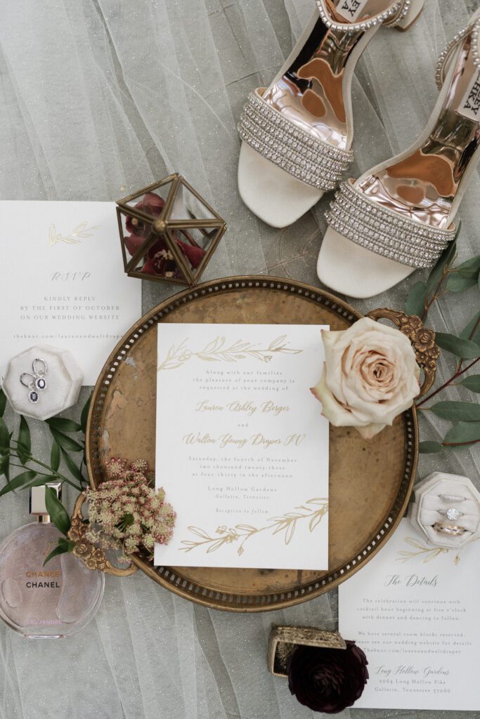 detail photos at long hollow gardens wedding in nashville