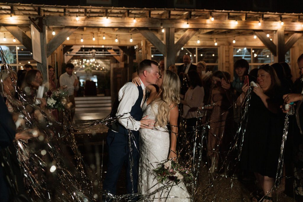 confetti grand exit outside long hollow gardens in nashville