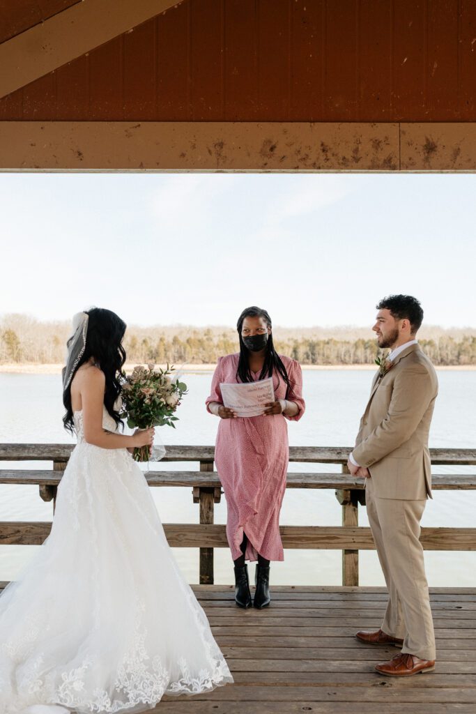 nashville wedding photographer at long hunter state park elopement