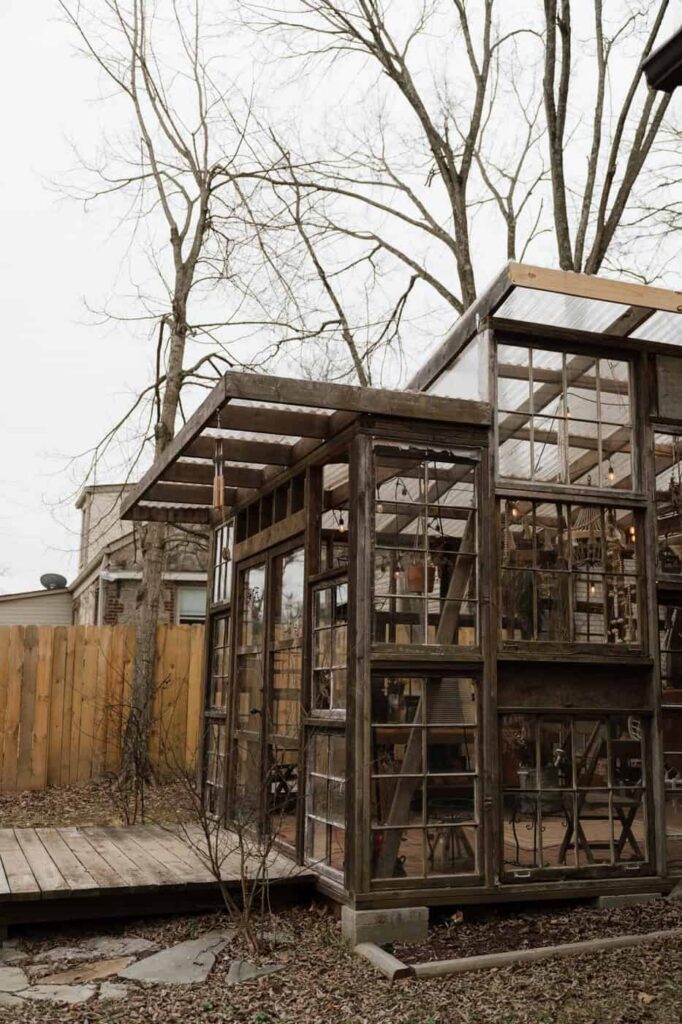 exterior of greenhouse in nashville tennessee