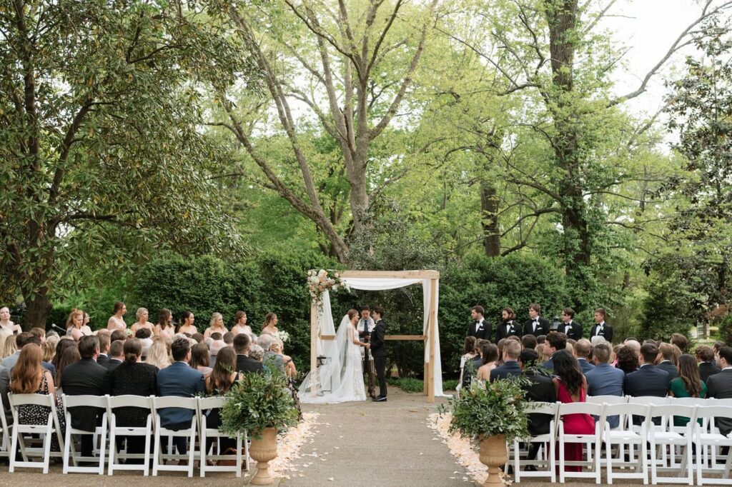 riverwood mansion nashville wedding ceremony