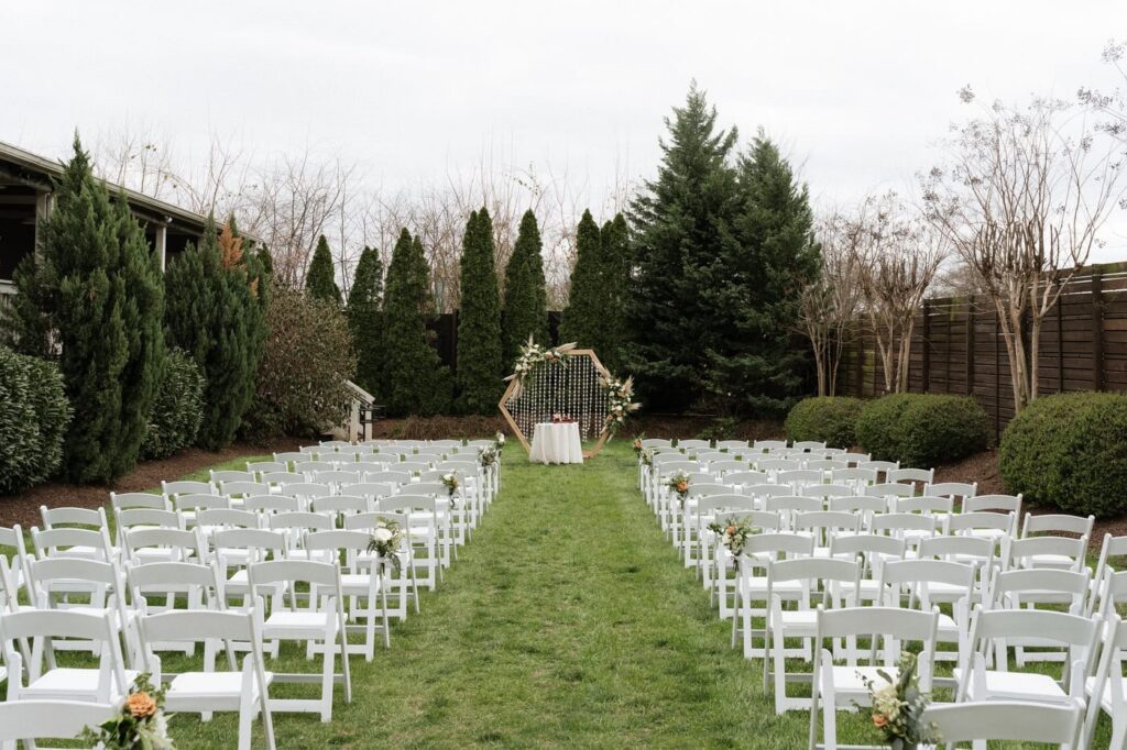 ceremony site at the cordelle in nashville tennessee