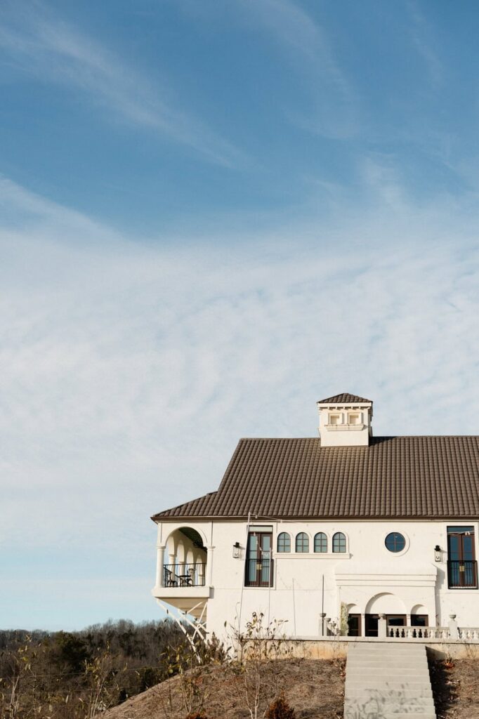 The Dimora estate grounds winter Tennessee wedding venue