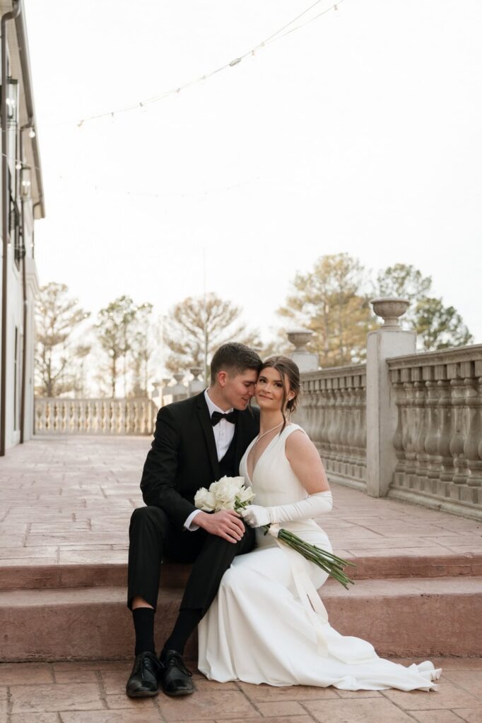 winter wedding at the dimora documented by nashville wedding photographer