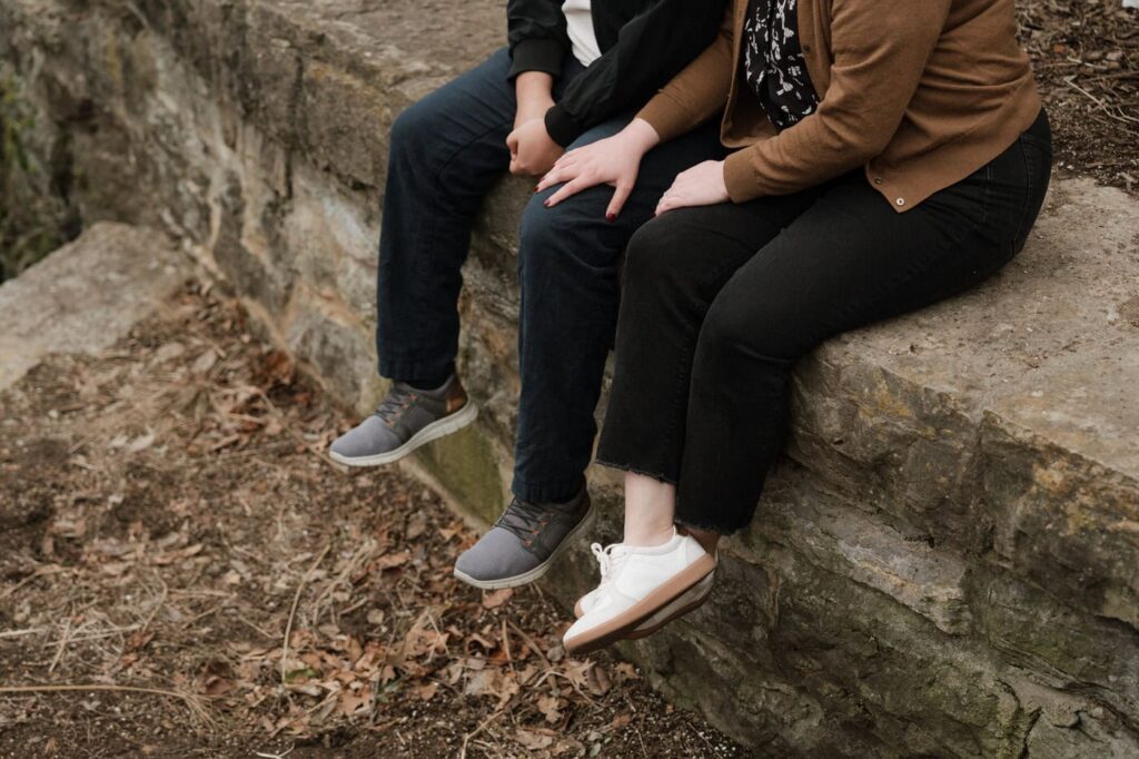 centennial park engagement photos in nashville