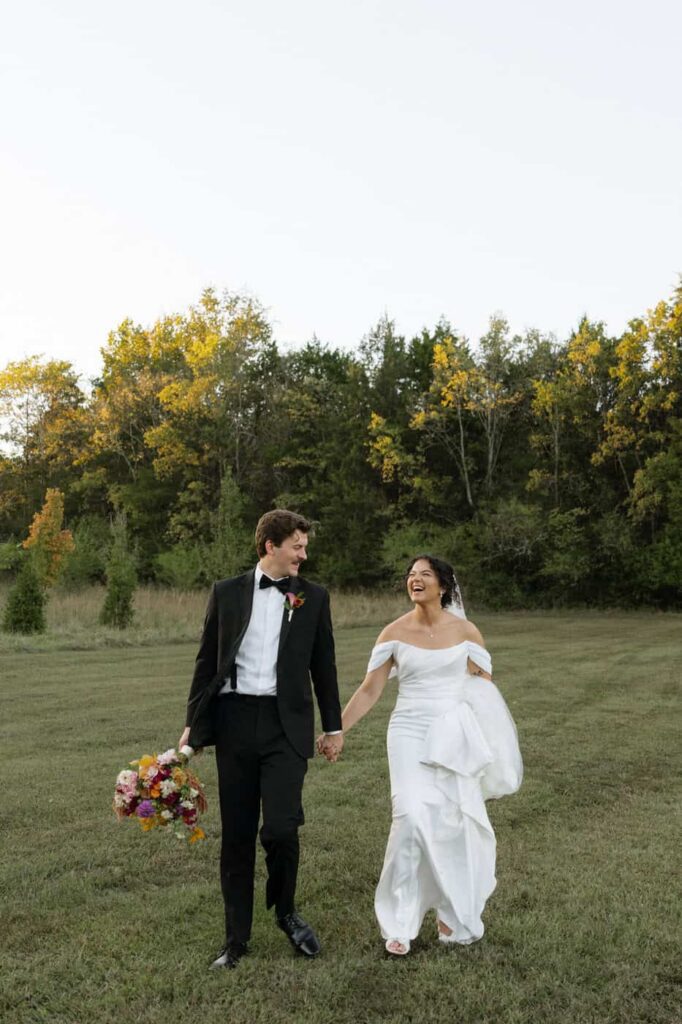 couple enjoying wedding day Nashville wedding photographer