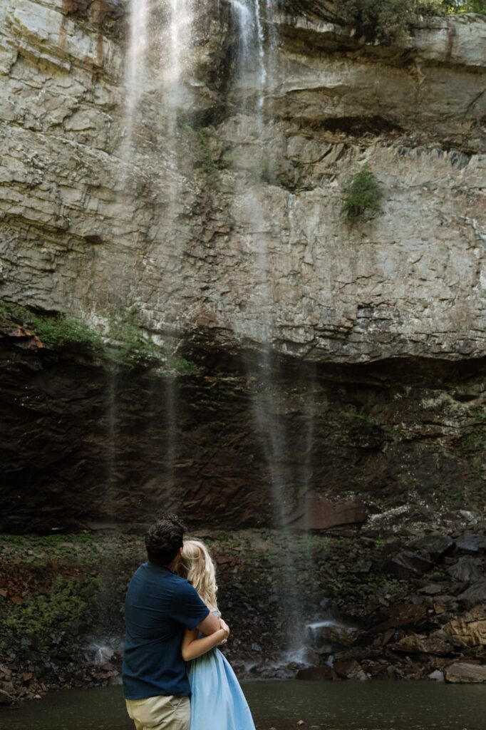 nashville wedding photographer at fall creek falls state park engagement session