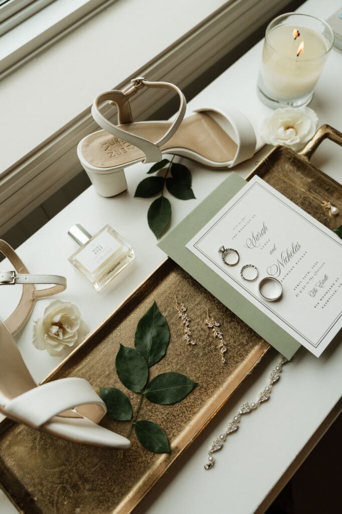 spring wedding detail photos in nashville