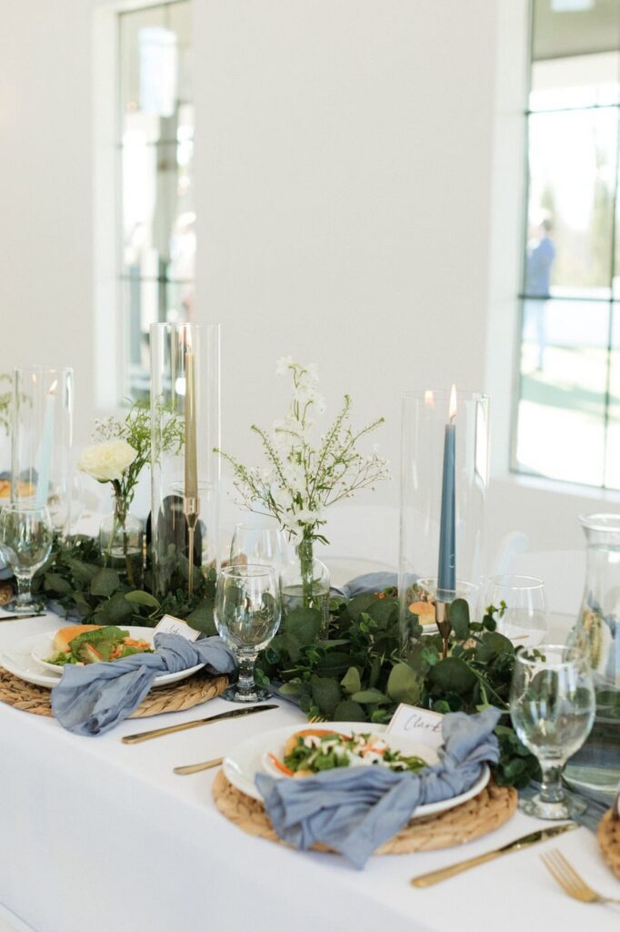 the monroe on 415th wedding reception spring details