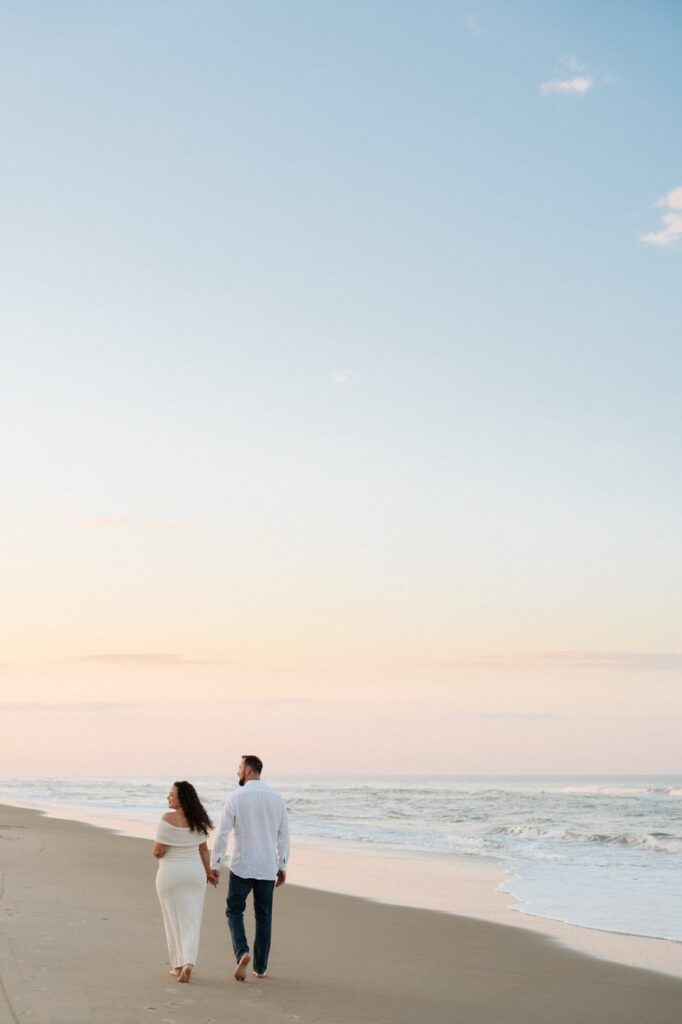 virginia beach maternity session at back bay