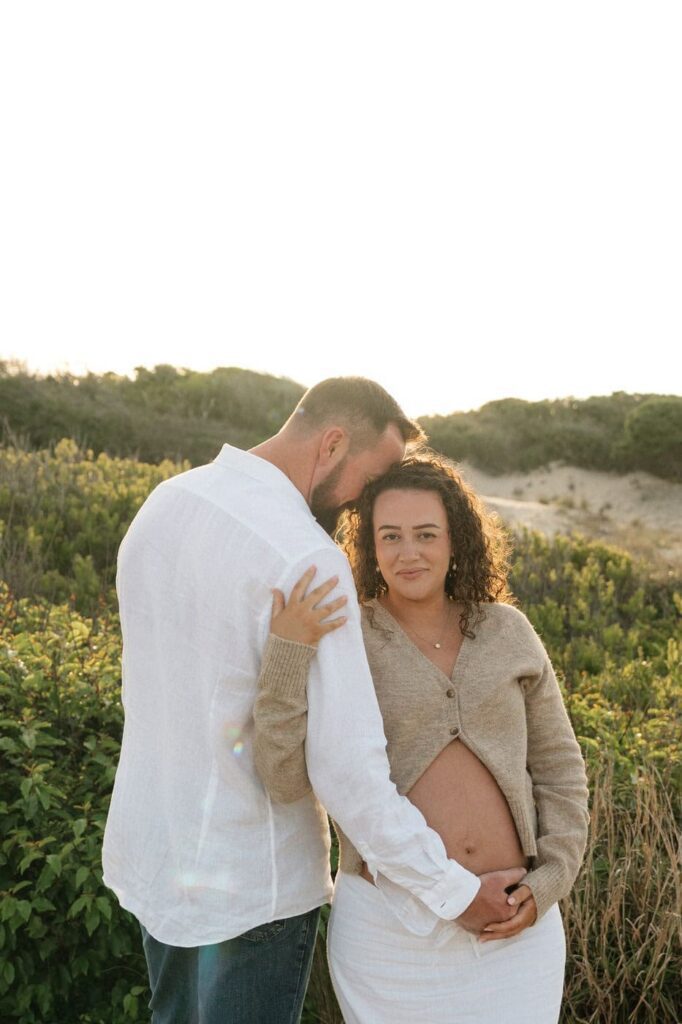 nashville wedding photographer documents virginia beach maternity session at back bay wildlife refuge