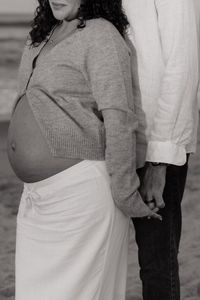 virginia beach maternity session at back bay