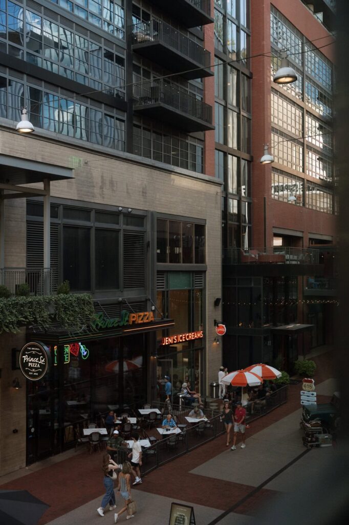 view from the window of the twelve thirty club in nashville