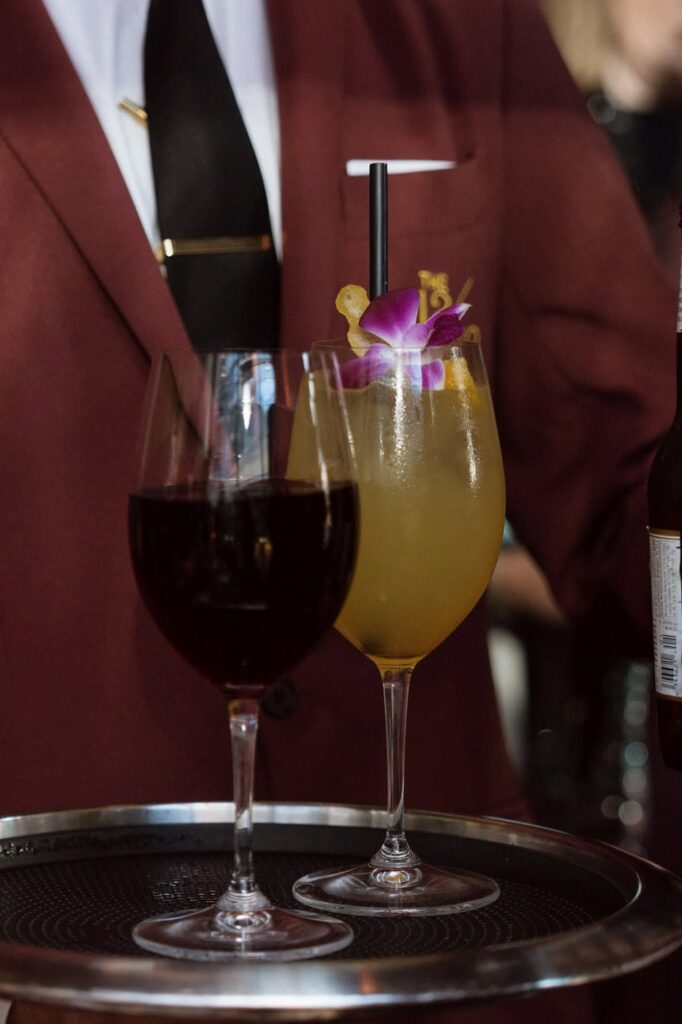 specialty cocktails for wedding reception at the twelve thirty club